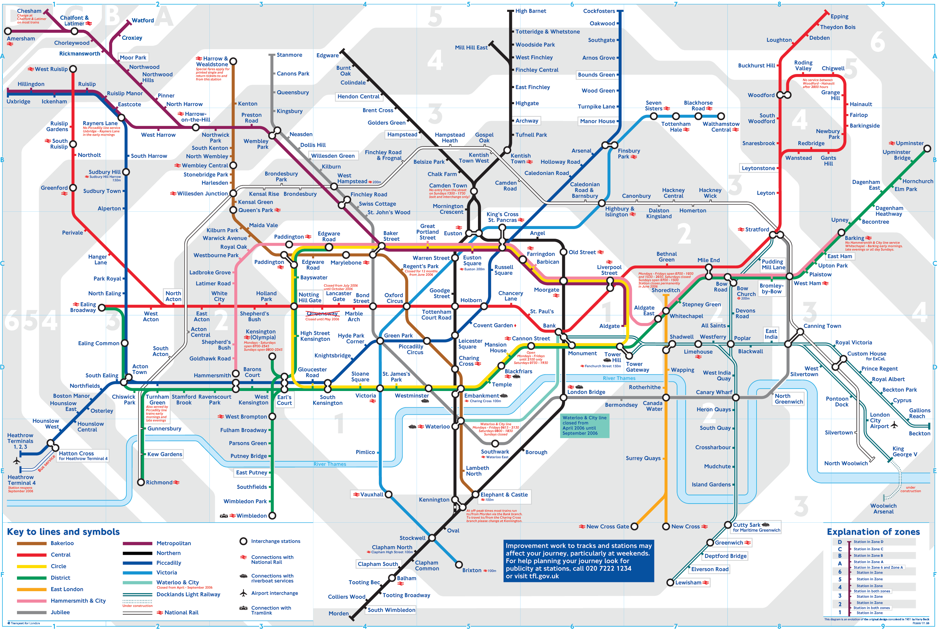 london metro map